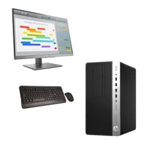 Business start paket HP ProDesk 600 G4 Mini Tower/Intel Core i5-8500/8GB DDR4/256GB NVME SSD + Monitor HP 24" + Tipkovnica i miš